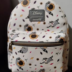 Loungefly Meeko Sunflower mini backpack🌻🦝